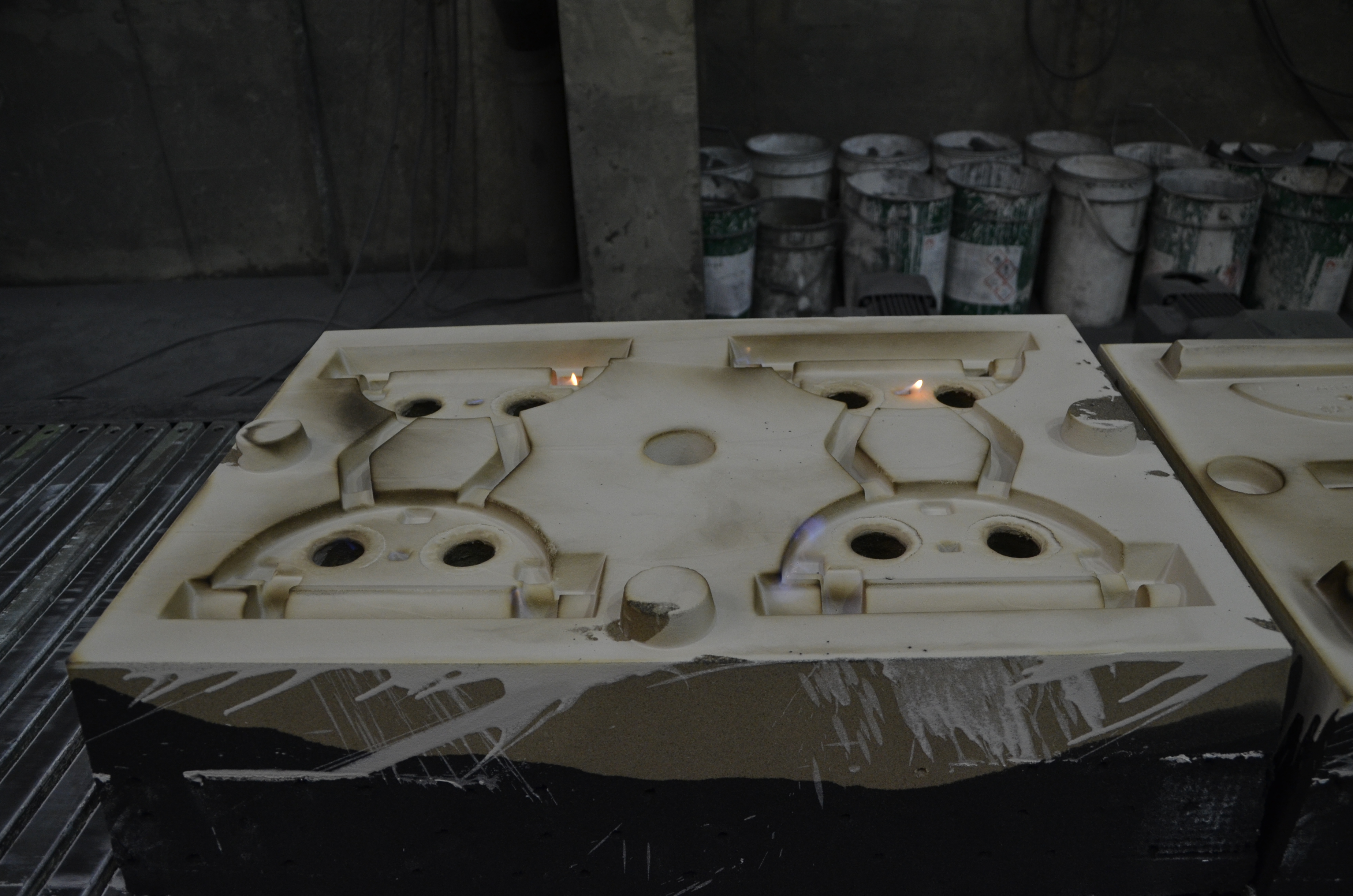 Moldes de fundición